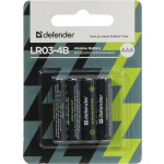 Батарейка Defender LR03-04B AAA (56008)