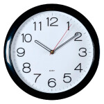 Часы настенные Бюрократ WallC-R78P черный