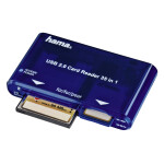 Устройство чтения карт памяти USB2.0 Hama H-55348 синий (00055348)