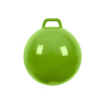 Мяч прыгун Альпина Пласт с ручкой зеленый