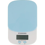 Весы кухонные StarWind SSK2156 голубой