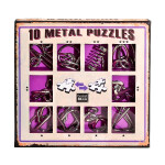 Набор металлических головоломок Eureka! 3D Puzzle 10 шт фиолетовый (473359)