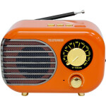 Радиоприемник Telefunken TF-1682UB оранжевый/золотой