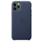 Чехол для Apple iPhone 11 Pro Leather Case Midnight Blue MWYG2ZM/A