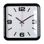 Часы настенные Бюрократ WALLC-S90P серый/белый