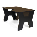 Компьютерный стол Generic Comfort коричневый/черный (GAMER2/NC)