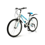Велосипед Top Gear Style 26 ВН26431К белый/голубой