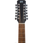 Электроакустическая гитара JET JDEC-255/12 BKS