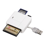 Устройство чтения карт памяти USB2.0 Hama H-94125 белый (00094125)