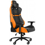 Кресло игровое WARP Gr черный/оранжевый