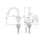Смеситель для кухни Paulmark BEND Be212066-SS