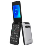 Мобильный телефон Alcatel 3025X серебристый раскладной