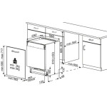 Встраиваемая посудомоечная машина Hotpoint-Ariston HI 5D84 DW