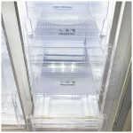 Холодильник Ginzzu NFI-4414 белое стекло