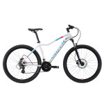 Велосипед Stark 2019 Viva 27.3 HD белый/голубой/розовый
