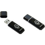 Флэш-накопитель Smartbuy Glossy 4GB black