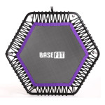 Батут BaseFit TR-401 122 см фиолетовый