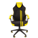 Кресло игровое Chairman game 26 черный/желтый (00-07053960)