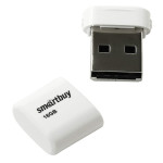Флэш-накопитель Smartbuy Lara 16GB white