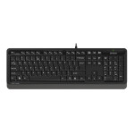 Клавиатура A4Tech FK 10 черный/серый
