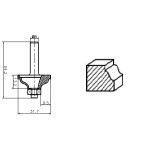 Фреза профильная RedVerg HM 840671