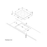 Встраиваемая индукционная варочная панель Korting HI 64021 BW