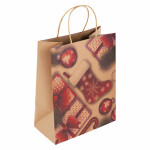 Комплект подарочных пакетов Золотая сказка Christmas Kraft 10 штук 591961