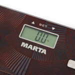 Весы напольные Marta MT-1675 коричневый оникс