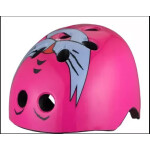 Шлем защитный Stels MTV-12 Кот розовый/серый (600073)