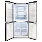 Холодильник Ginzzu NFI-4414 черное стекло