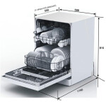 Встраиваемая посудомоечная машина Teka DW8 55 FI
