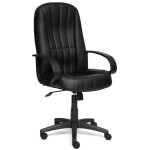 Кресло офисное TetChair CH 833 кож/зам черный