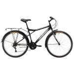 Велосипед Challenger Discovery 26 R (2017) 16" черный/серый