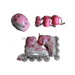Роликовые коньки MaxCity Volt Combo розовый 39-42
