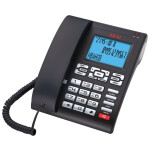 Проводной телефон Akai AT-A25 черный/серый