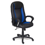 Кресло офисное TetChair Бриндиси черный/синий/