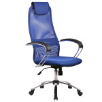 Компьютерное кресло Метта BK-8 синий/сетка
