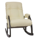 Кресло-качалка Мебель Импэкс Модель 67 Венге/ к/з Dundi 112