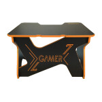 Компьютерный стол Generic Comfort Gamer Mini/DS/NO черный/оранжевый