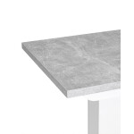 Стол обеденный Stool Group Clyde 80.545.01 8005 DUAL бетон/белый