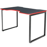 Компьютерный стол WARP St ST1-RD черный/красный