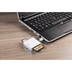 Устройство чтения карт памяти USB2.0 Hama H-94125 белый (00094125)