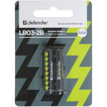Батарейка Defender LR03-2B AAA (56003)