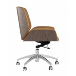 Кресло офисное TopChairs Crown B1707 1129-10 коричневый