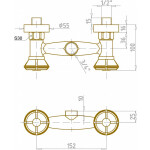 Душевая система Bronze de Luxe Royal 10118R