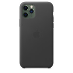 Чехол для Apple iPhone 11 Pro Leather Case Black MWYE2ZM/A