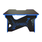 Компьютерный стол Generic Comfort Gamer Mini/DS/NB черный/синий