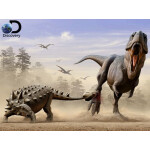 Пазл Prime 3D Дасплетозавр против эвоплоцефала 10331