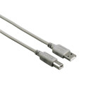 Кабель Hama USB A(m) USB B(m) 1.8м (00029099) серый