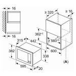 Встраиваемая микроволновая печь Bosch BFL623MS3